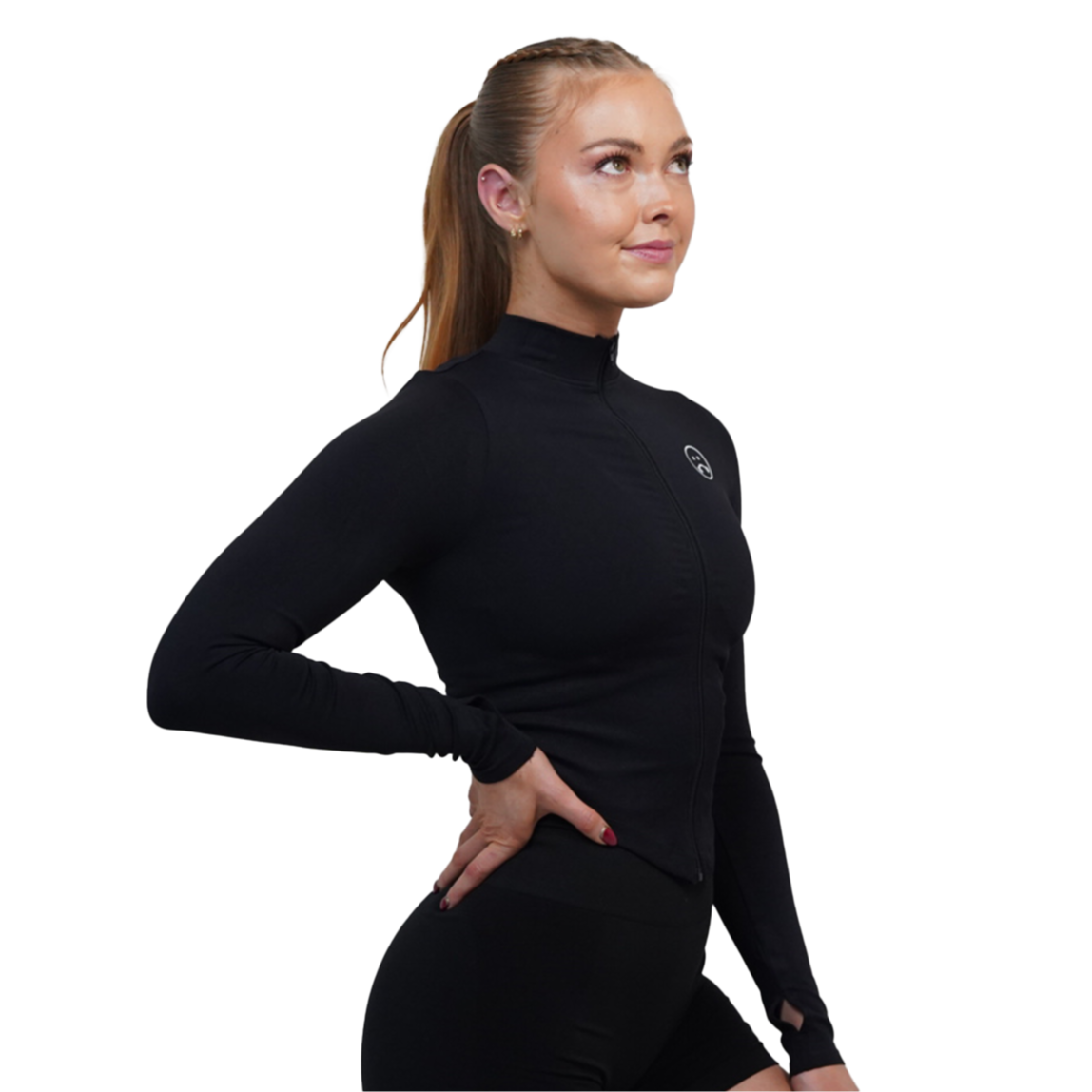 Womens Fitted Zip-Up