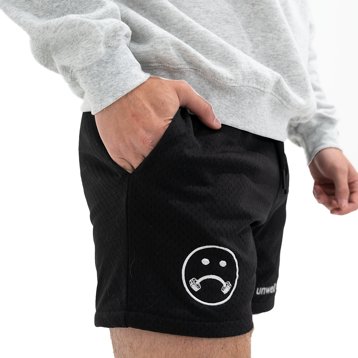 Unwell Barbell 5" Mesh Shorts