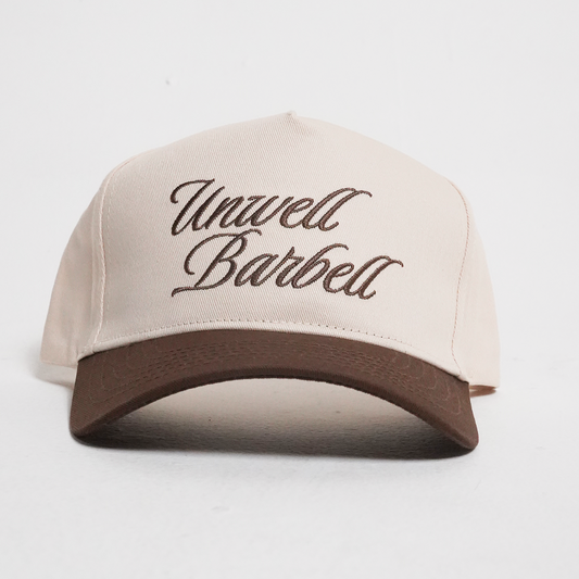 Unwell Barbell Script Hat